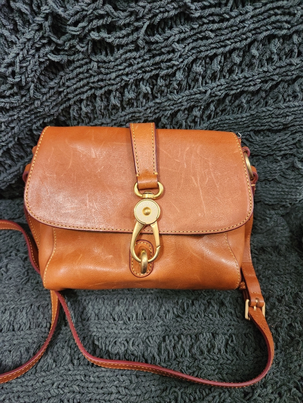 Dooney And Bourke Florentine Vachetta Leather Crossbody